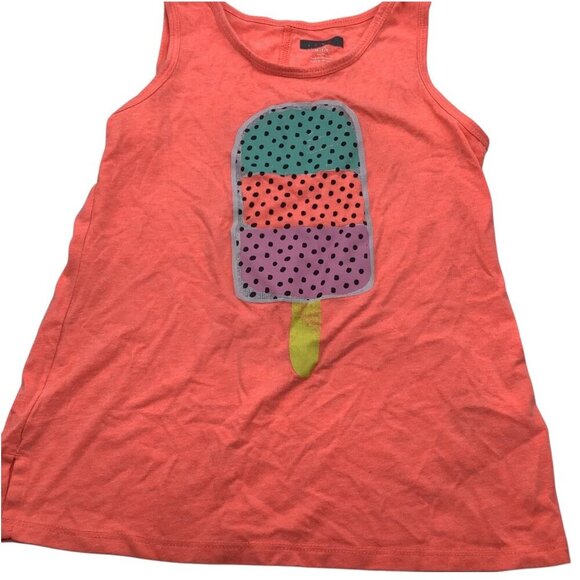 Popsicle Tank Top Girls Sleeveless Multicolor Size M 7/8 Ice Cream Graphic - Picture 13 of 13